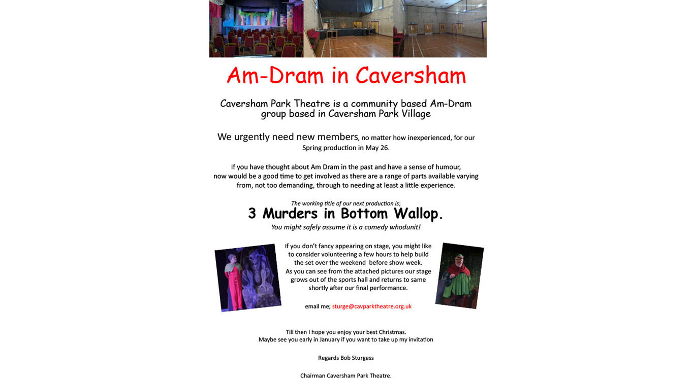 Want to get involved ?